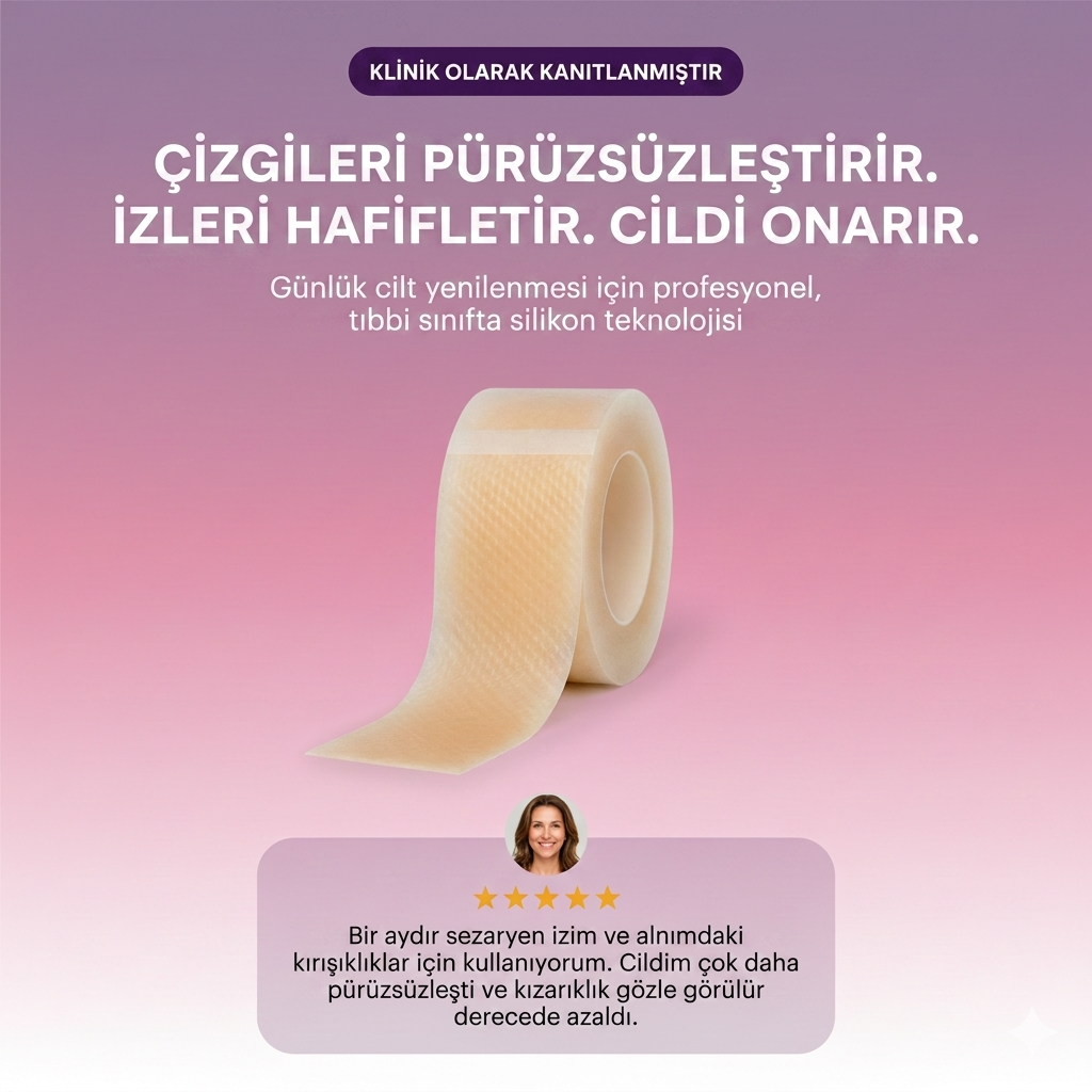 ScarMed™ Silikon Kolajen Bant